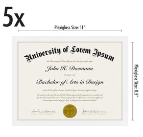 Americanflat diploma frame easy-turn points for simple updates
