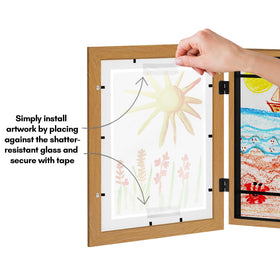 Americanflat durable MDF molding adds timeless style to the frame.