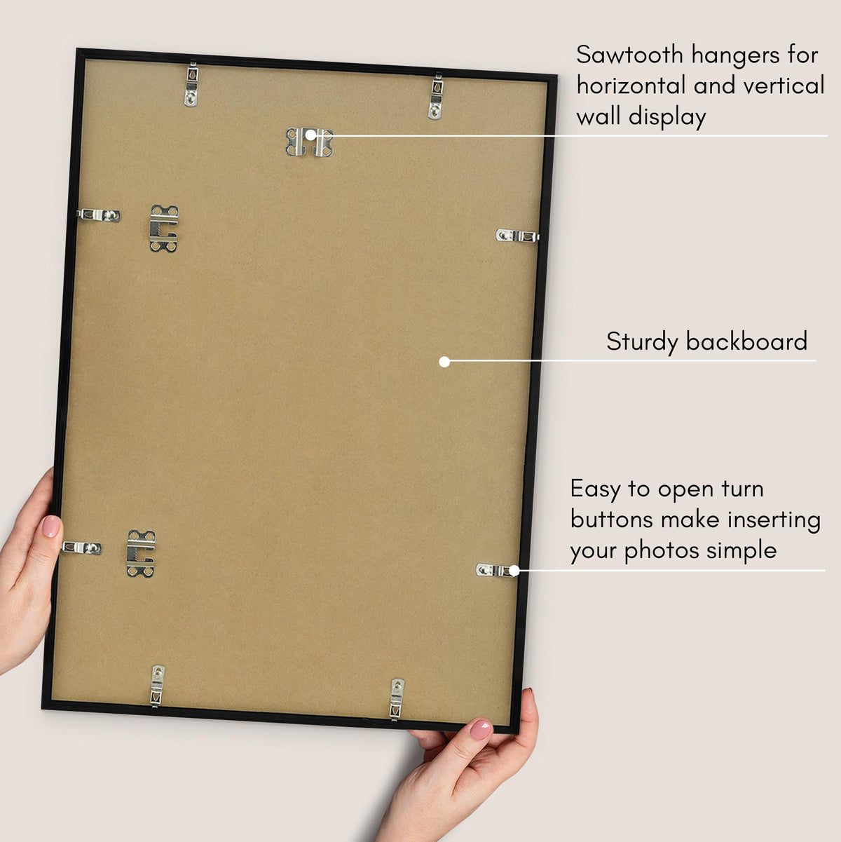 Americanflat easy photo swap turn points simplify updating your wall display.