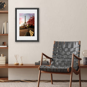 Americanflat engineered wood frame combines durability with a refined look.