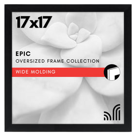 Americanflat Epic Collection 17x17 frame front with polished plexiglass for crystal clarity