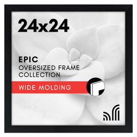 Americanflat Epic 24x24 frame front view with crystal-clear display for photos