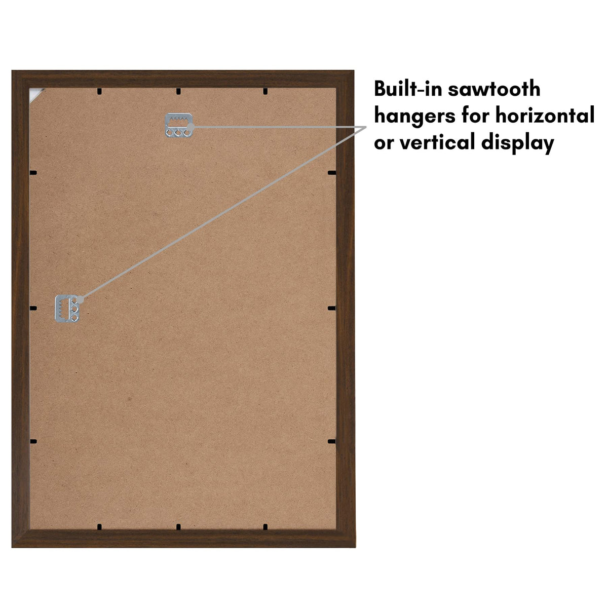 Americanflat backboard with metal tabs keeps photos secure during swaps