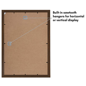 Americanflat backboard with metal tabs keeps photos secure during swaps