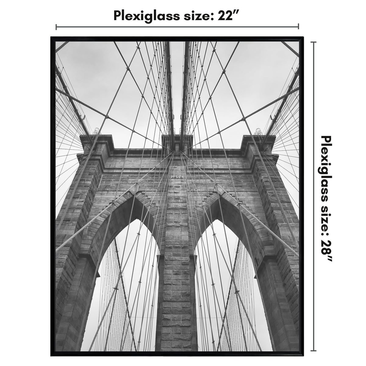 Americanflat frame with buildable molding enables flexible, easy photo and poster swaps.