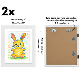 MDF molding by Americanflat adds timeless style to children's artwork.