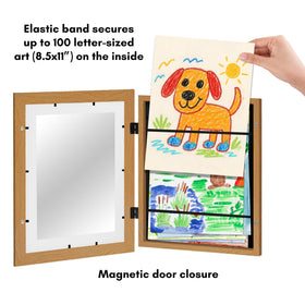 Americanflat front-loading design enables easy art swaps while on the wall.