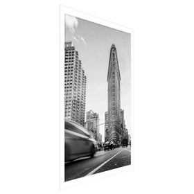 Americanflat gallery-style white frame elevates home or office walls with modern elegance.