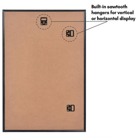 Americanflat frame ships with hanging hardware for easy mounting.