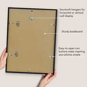 Americanflat hanging hardware included for quick, secure wall mounting.