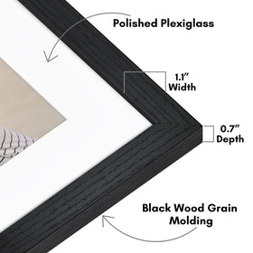 Americanflat Hudson frame includes hanging hardware for easy wall mounting