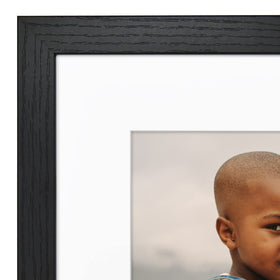 Americanflat Hudson 16x16 frame wide border enhances room appeal