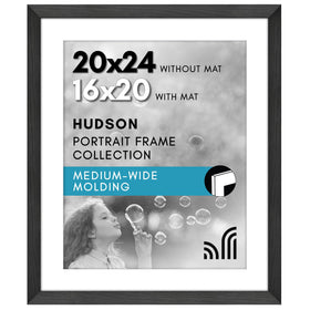 Americanflat Hudson 20x24 frame with polished plexiglass for crystal-clear viewing