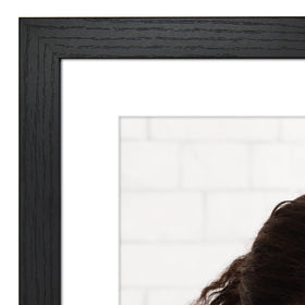 Americanflat Hudson frame shown vertically for hallway display