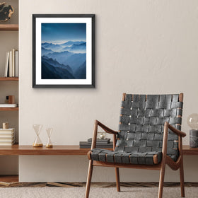 Americanflat Hudson frame mounted vertically for wall display