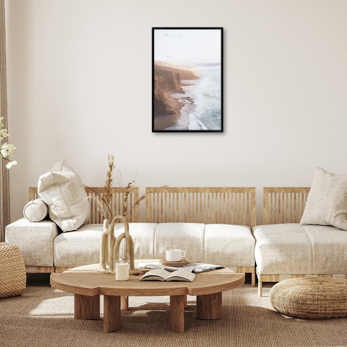 Americanflat minimalist gallery style frame adds modern elegance.