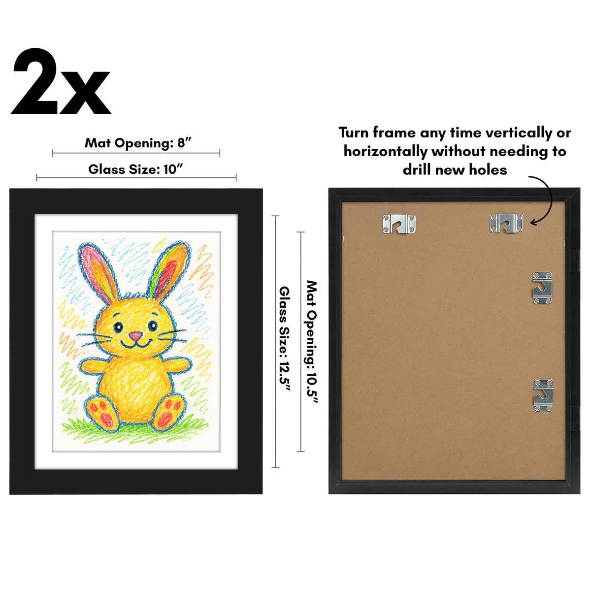 Americanflat 8.5x11 mat option displays art with a professional, gallery-like finish.