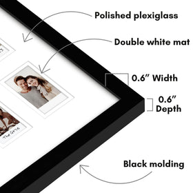 Americanflat polished plexiglass front provides crystal-clear viewing and protection.