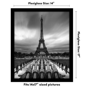 Americanflat polished plexiglass front offers crystal-clear viewing and protection.