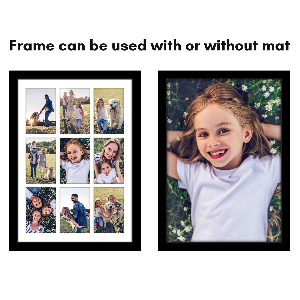Americanflat remove mat to display a bold 14x20 image