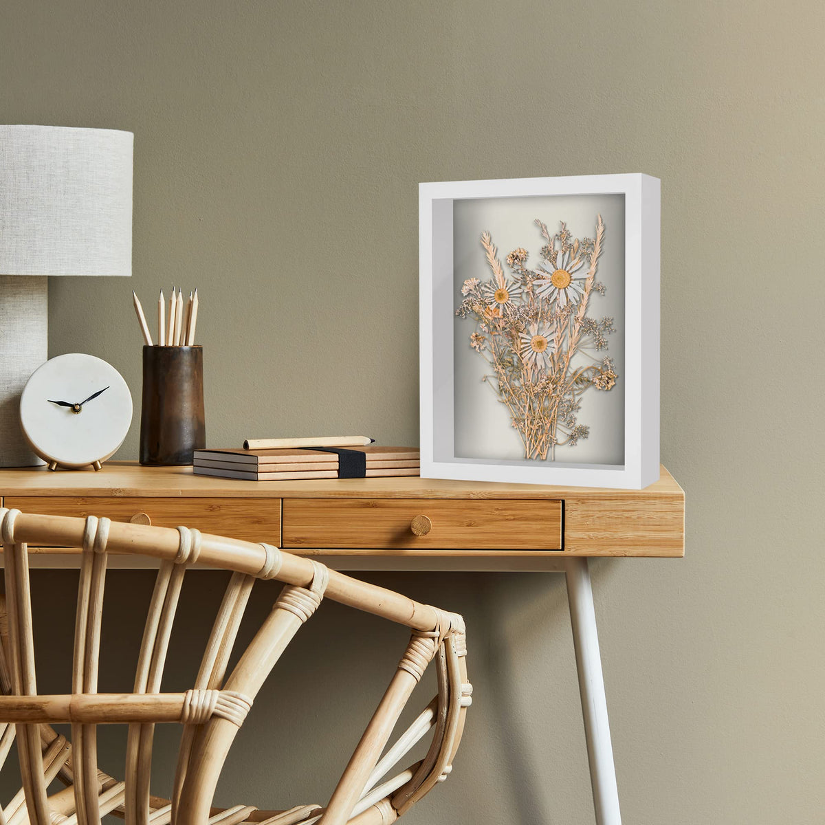 Americanflat deep shadow box adds timeless style to any room.
