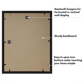 Americanflat shadow box soft felt back protects memories