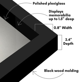 Americanflat 16x20 shadow box on tabletop display option