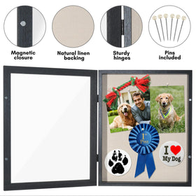 Americanflat 2.3-inch exterior depth fits tabletop displays with room to spare.