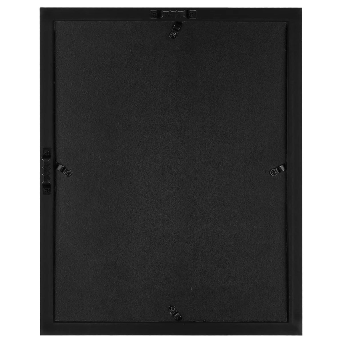 Americanflat shadow box black finish with soft felt back protects delicate items.