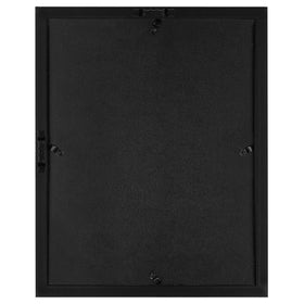 Americanflat shadow box black finish with soft felt back protects delicate items.