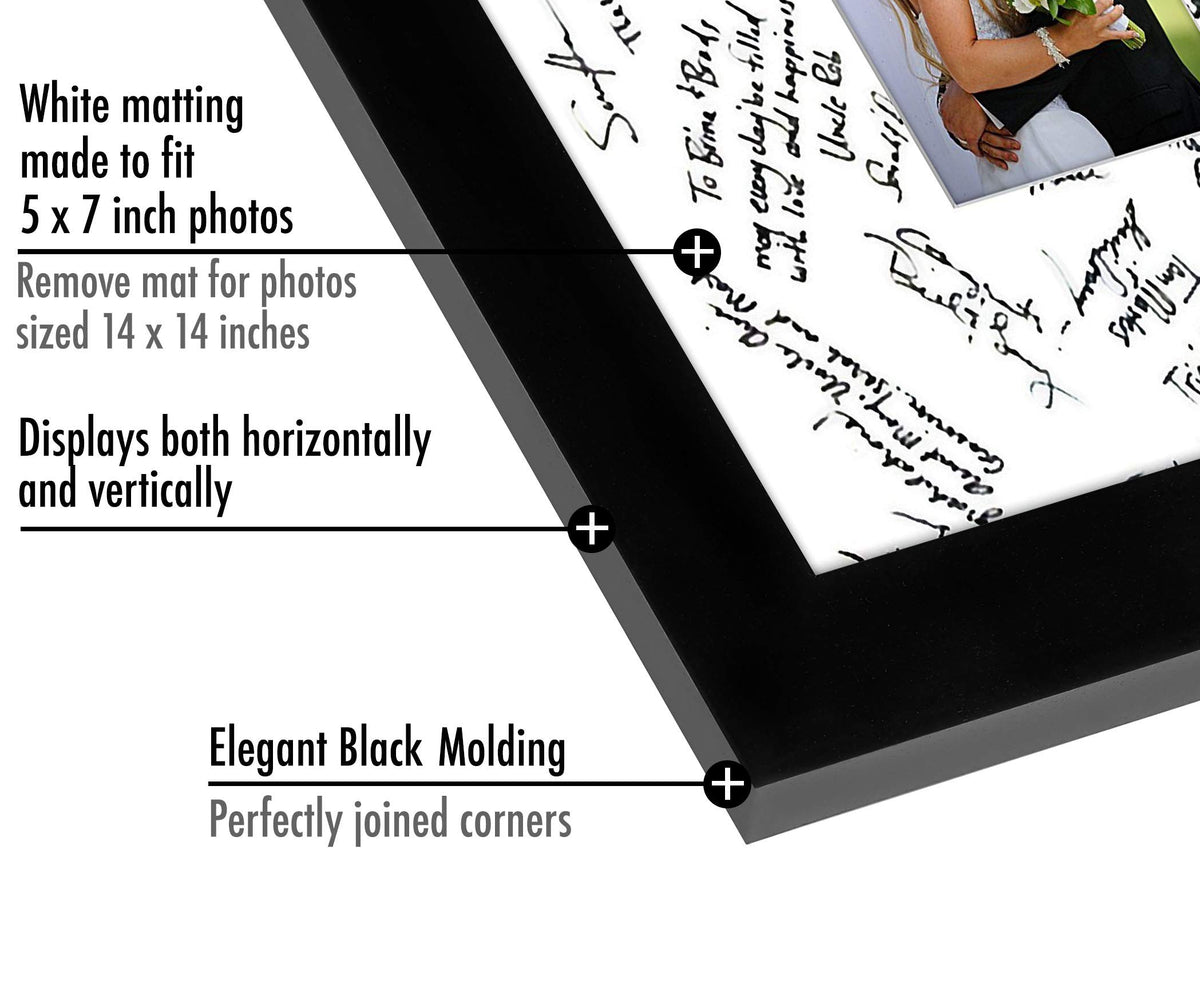 Americanflat shatter-resistant glass front delivers crystal clarity while protecting keepsakes