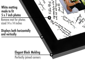 Americanflat shatter-resistant glass front delivers crystal clarity while protecting keepsakes