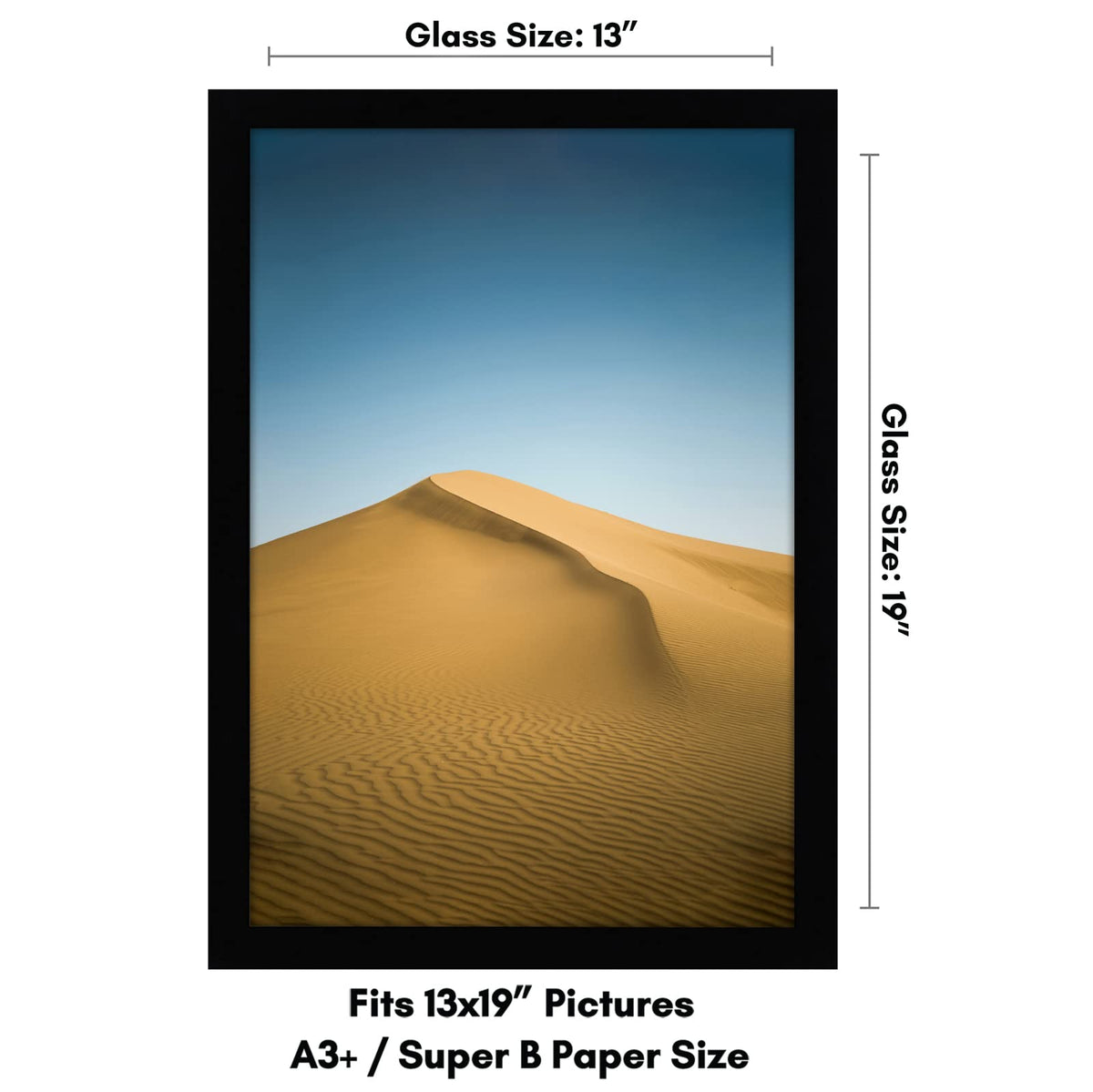 Signature Collection black frame showcases photos with a refined, gallery-style presence.