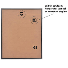 Americanflat sleek black finish adds modern sophistication to any space.