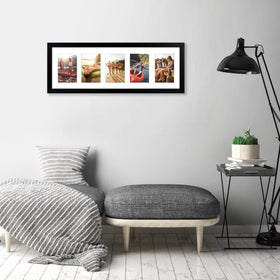 Americanflat sturdy backboard and metal tab closures enable easy photo swaps.