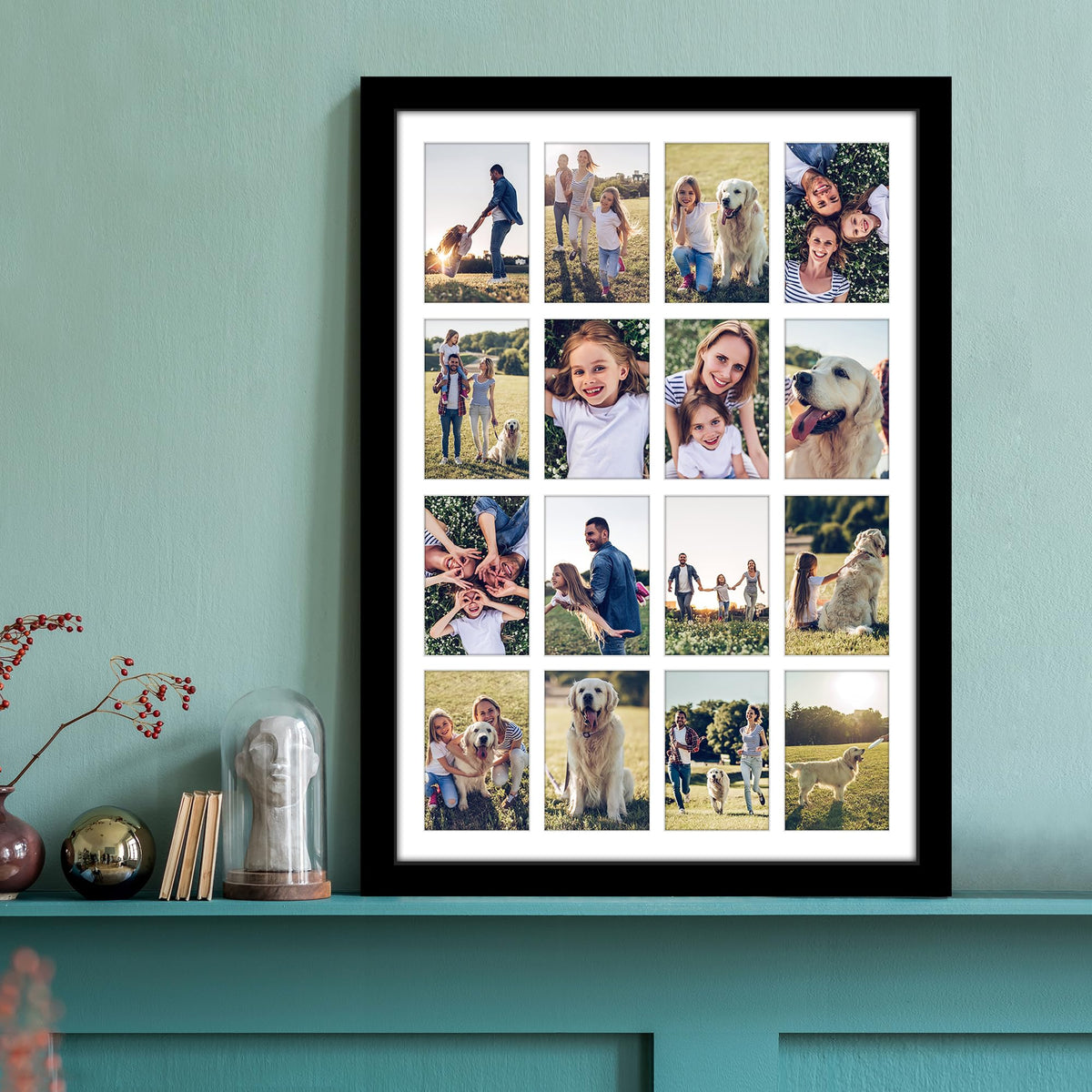 Americanflat sturdy backboard keeps memories securely in place