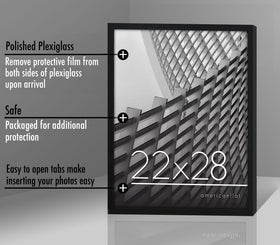 Americanflat turn points allow easy photo swaps for quick updates.