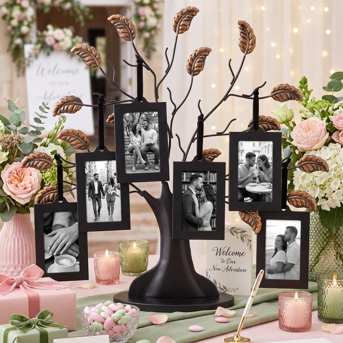 Americanflat vertical hanging from a branch creates a natural wall display.