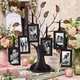Americanflat vertical hanging from a branch creates a natural wall display.