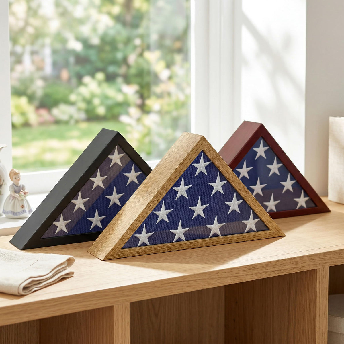 Americanflat veteran memorial display idea suitable for families