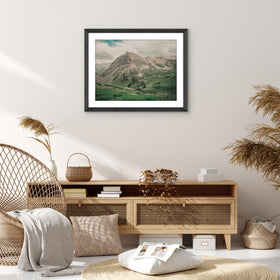 Americanflat wall-ready display with 1.1 inch border.