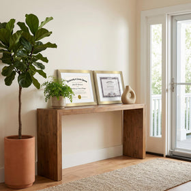 Americanflat wall display vertical orientation ideal for hallway or office