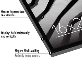 Americanflat hanging hardware enabling vertical or horizontal wall mounting