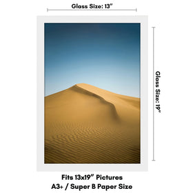 Americanflat white gallery frame with MDF core enhances photos with lasting support.