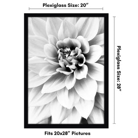 Americanflat wide molding engineered wood black frame enhances oversized prints