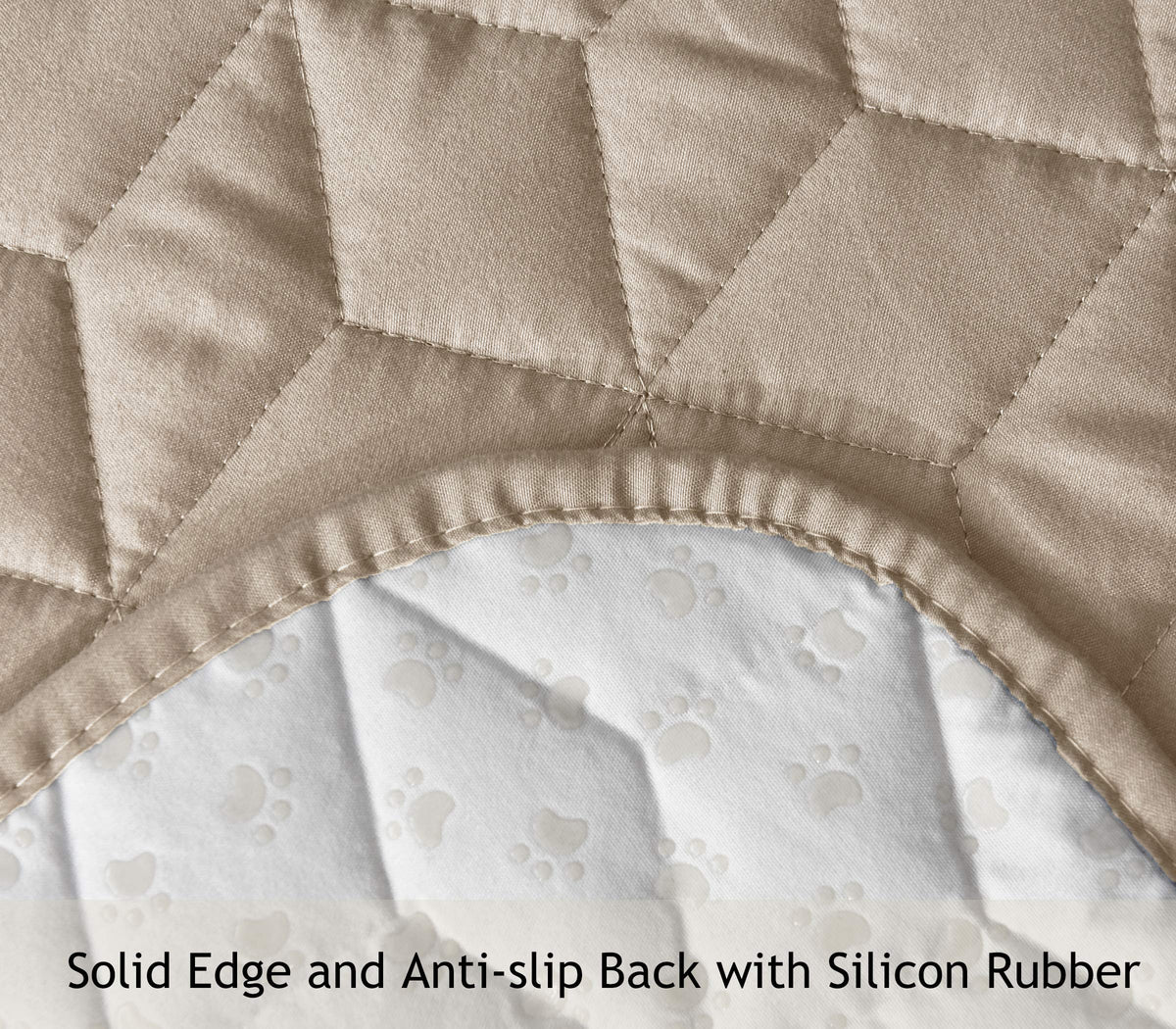 Ameritex 5 layer quilted material close up showing durability and odor prevention