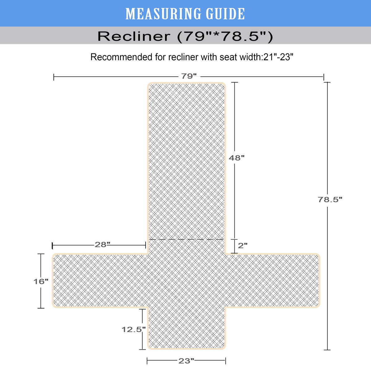 Ameritex anti-slip silicone paw design keeps the cover secure.