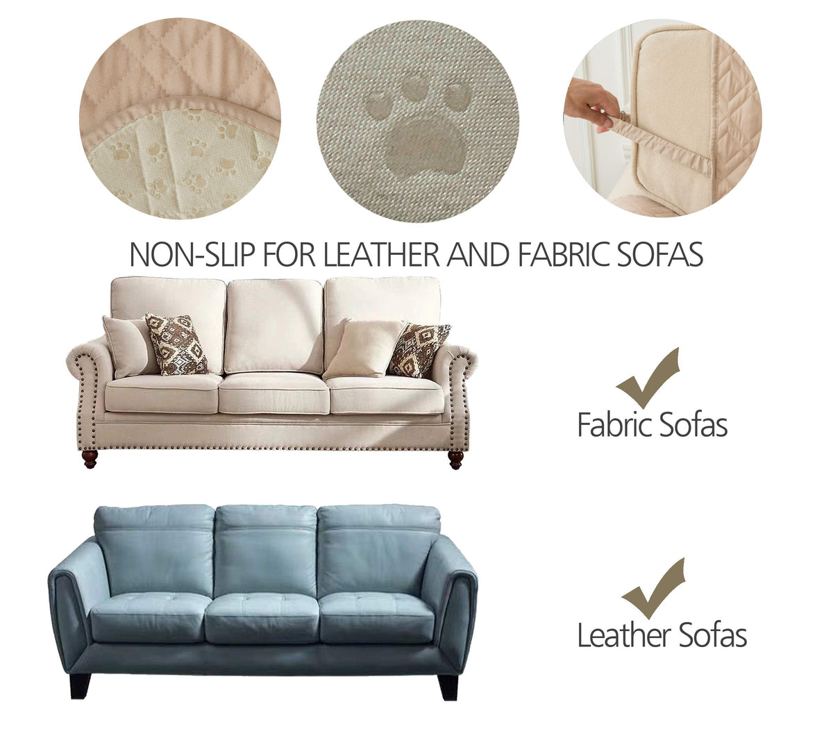 Ameritex recliner cover in a family room with kids and pets