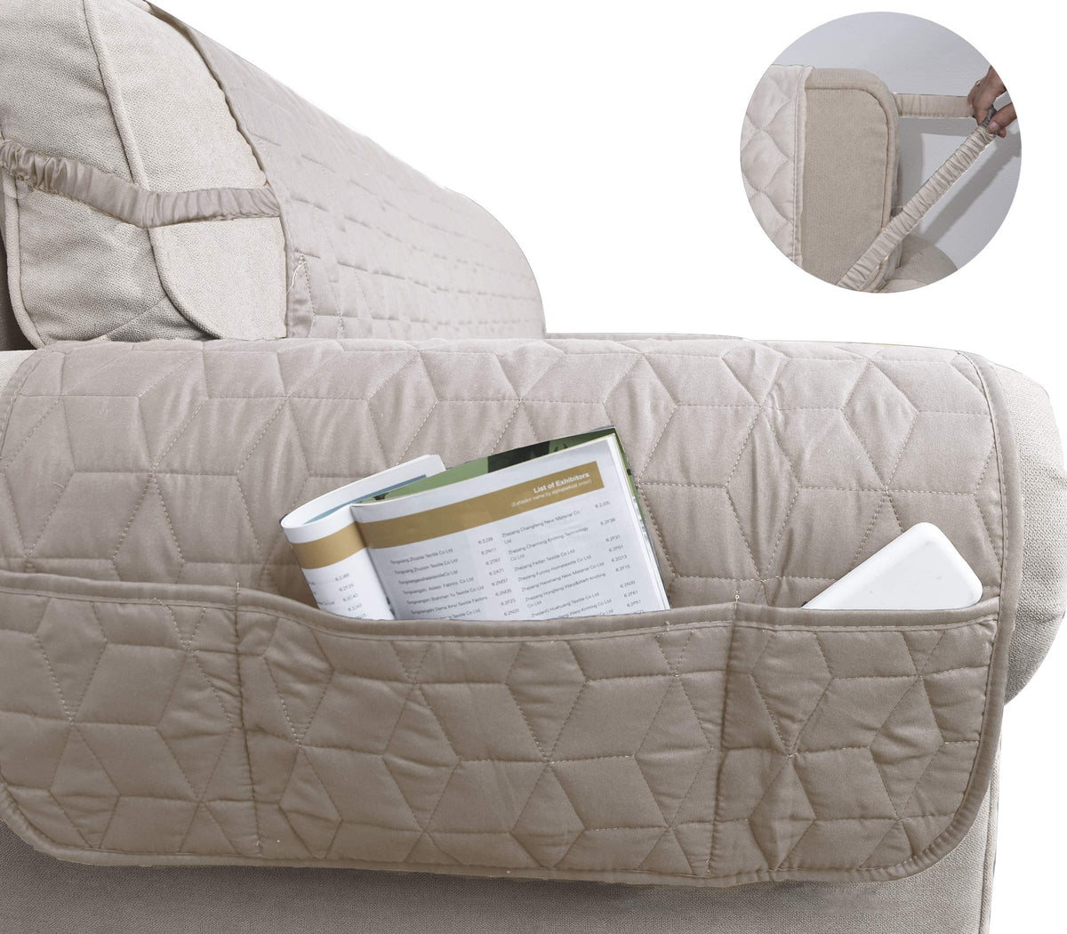 Ameritex waterproof fabric protects against spills and pet messes in daily use