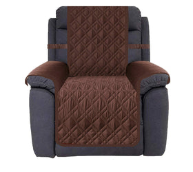 Ameritex waterproof nonslip recliner cover stays in place for pets and kids.